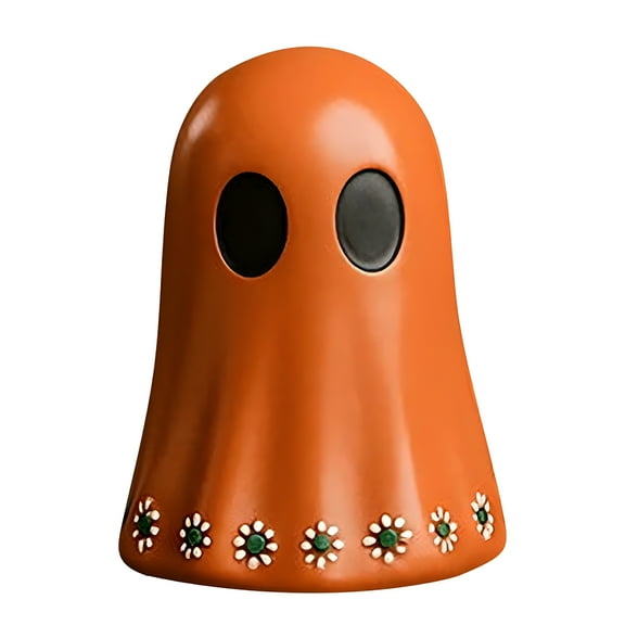 Day of The Dead Resin Mexican Ghost Figurines Dia De Los Muertos Ghost Statue Terracotta Halloween Ghost Figurine Cute Ghost Statue