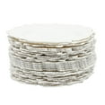 thumbnail image 6 of 24-Piece Charger Plate Set, White Electroplated Plastic Construction, Easy to Clean Surface, Suitable for Holiday Parties, 6 of 16