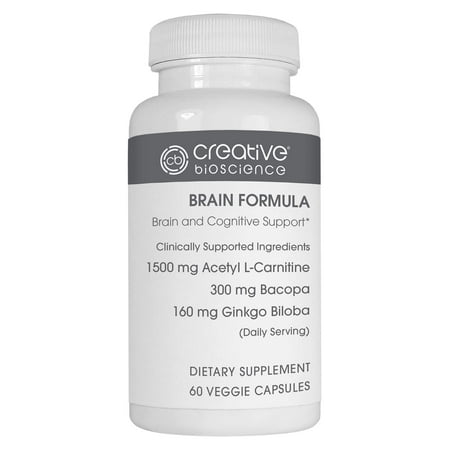 Creative Bioscience Brain Formula Dietary Supplement, 60 Ct