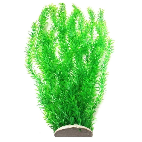23 Inch Large Artificial Aquarium Plant, Plastic Fish Tank Plant Decoration, Realistic Aquatic Ornament
