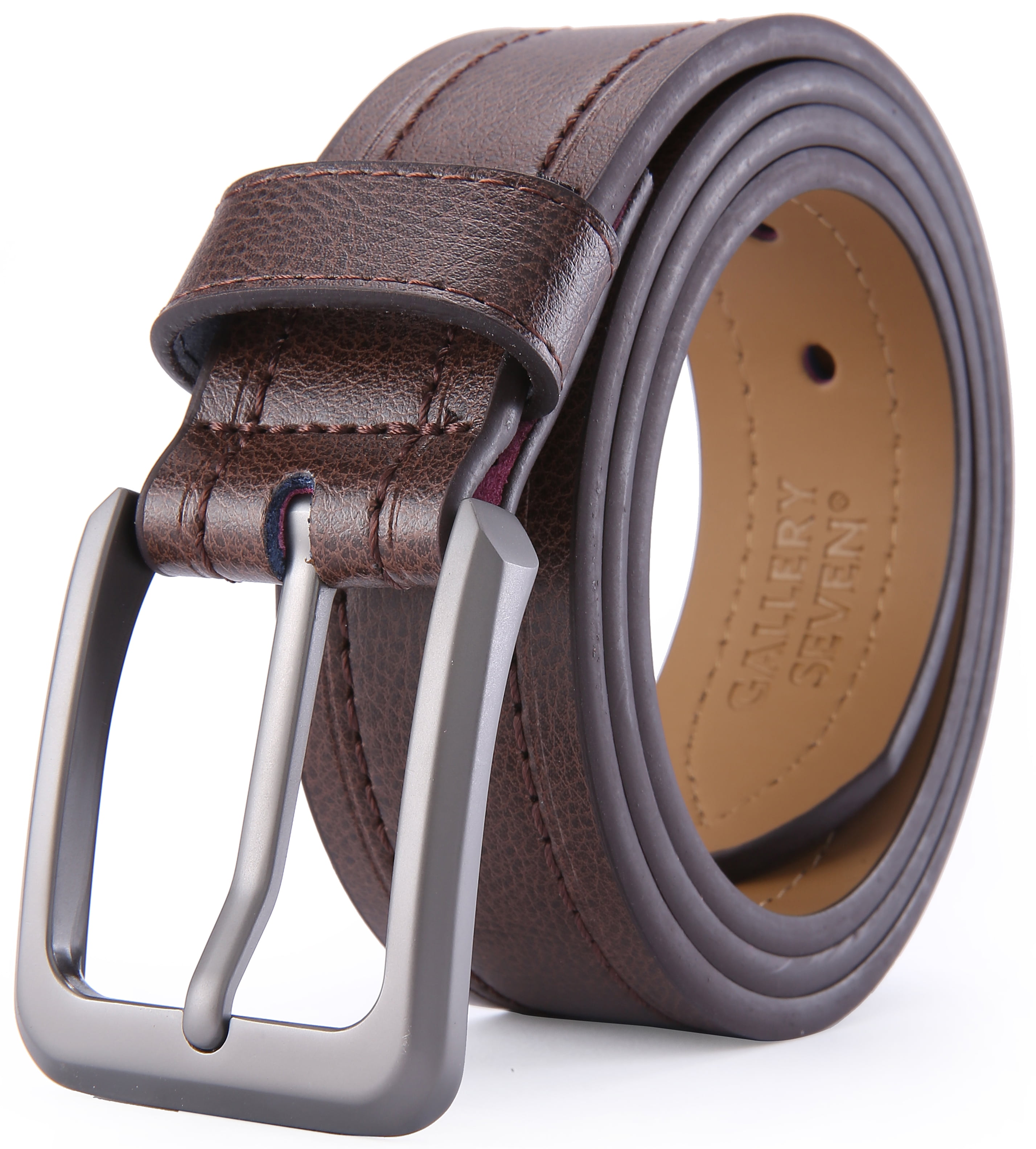 Gallery Seven Leather Belts For Men, Classic Jean Belt, Mens Casual ...