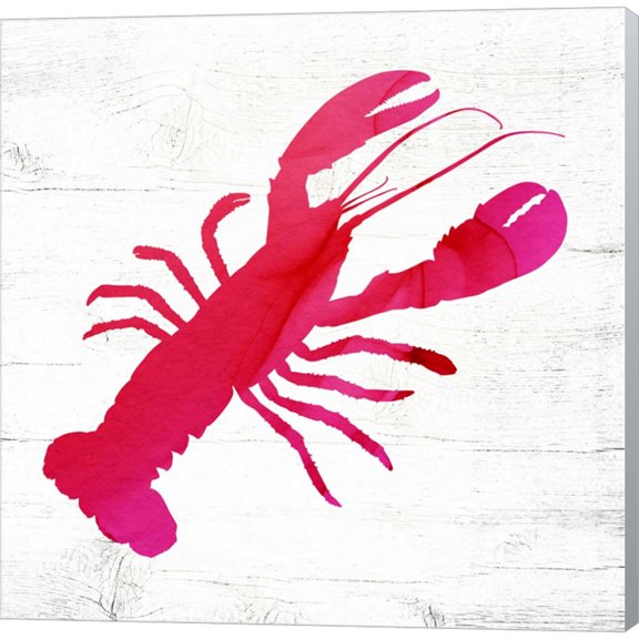 Great Art Now Lobster by Valerie Wieners, Canvas Wall Art, 12W x 12H