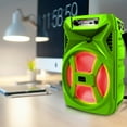 thumbnail image 7 of Technical Pro 8" Portable 500 Watts Bluetooth Speaker with Woofer and Tweeter, Festival PA LED Speaker, USB Card Input & True Wireless Stereo, 7 of 7