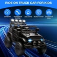 thumbnail image 4 of Ourlova Camion-Auto pour Enfants, 12 V Électrique, Télécommande, Suspension, DEL, Bluetooth, Musique, 3 Vitesses, 4 of 8
