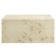 thumbnail image 4 of Coffee Sofa Side Table, Bleached Burl, Wood, Square, Living Kitchen Cafe Bistro Hospitality Restaurant, Modern Contemporary HB35891, 4 of 9