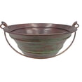 thumbnail image 5 of 15" Round Copper Vessel BUCKET Bath Sink Green Patina Exterior, Faucet Kit Included, 5 of 6