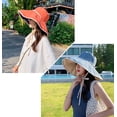 thumbnail image 6 of YooGuoGuo Women's Wide Brim Sun Hat with Wind Lanyard UPF 50+ Sun Protective Summer Hat Packable Bucket Hat Beach Cap, 6 of 6