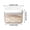 Clear, variant on Yoloke Food Storage Containers Transparent Miscellaneous Grains Barley Noodle Storage Jar, Nut Candy Dry Storage Jar Square Transparent Buckle Dry Storage Jar