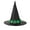 #A-Army Green, variant on TYUHjkL Black Witch Hat with Veil, 14.96in Halloween Costume Accessory with Starry Mesh and Gold Buckle for Party Cosplay, #A-Army Green