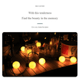 thumbnail image 5 of SPACEMUSE 33ft Outdoor String Lights, G50 Connectable Patio Lamps with 2700K 40pcs Bulbs, IP65 Waterproof Rating Solar Powered, Waterproof Hanging Lights for Patio Garden Yard, Milky White, 5 of 5