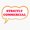 1pcs, variant on Strictly Commercial Bold Text Sticker