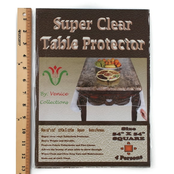 Clear Plastic Table Cover Round