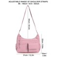 thumbnail image 3 of Deago Crossbody Bag for Women Multi Pocket Shoulder Purses Waterproof Lightweight Casual Messenger Bag Travel Handbags Ladies Pocketbooks (Pink), 3 of 8