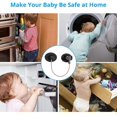 thumbnail image 5 of Cerradura de puerta de refrigerador JM seguridad Para niños Negro, 5 of 5