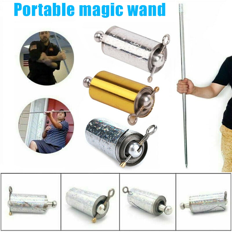 Portable Magic Pocket Staff Steel Metal Outdoor Sport Magical Wand Toy 