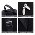 thumbnail image 4 of Mochila Escolar Mujer Hombres Moda Mochilas Impermeable Juvenil Estudiante Casual Con Compartimento Para Laptop Color Negro, 4 of 8