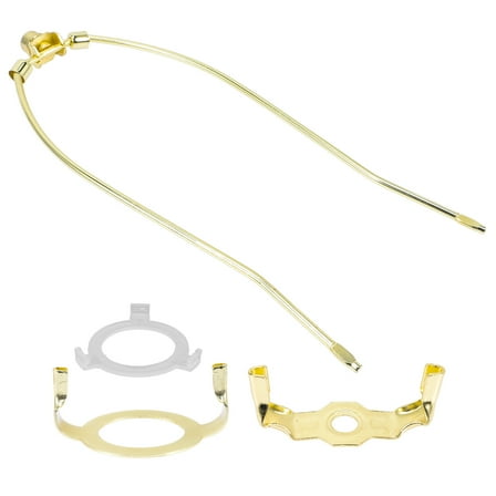 ifundom Golden Metal Bullhorn Lampshade Holder for Home Decoration, Lamp Accessory, Modern Design