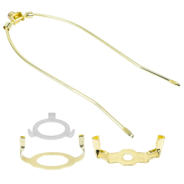 OULII 1 Set Golden Iron Lamp Shade Bracket for Diy Lamp Kit 12Inch