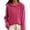 Hot Pink, variant on GigrtiJin Women's Knitted Hoodies Solid Color Casual Long-Sleeved Hooded Sweater Comfy Casual Drawstring Pullover Top
