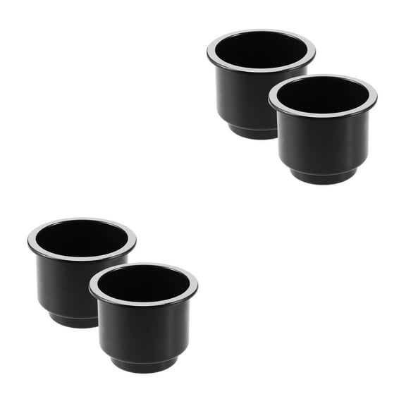 FRCOLOR WORGEOUS 4 PCS Cup Holders for Vehicles Plastic Cup Holders for Boats Motorhome and Cars Fashionable Inserts Car Cup Holders