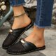 thumbnail image 2 of Zapatos Casuales de las Mujeres de Moda Malla Redonda Del Dedo Del Pie Más Tamaño Transpirable Zapatillas de Playa Planas Zapatos de Verano de las Mujeres de Moda Cómodo Estilo Primavera / Verano, 2 of 9