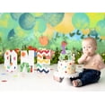 thumbnail image 4 of Caterpillar One Letter Sign - Baby 1st Birthday Decorations,Hungry Caterpillar ONE 3D Letters,Colorful Hand Drawn Rainbow Caterpillar One Sign,First Birthday Photo Props, 4 of 8