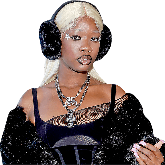 Aliyah Bah (Black Outfit) Half Body Buddy Cutout