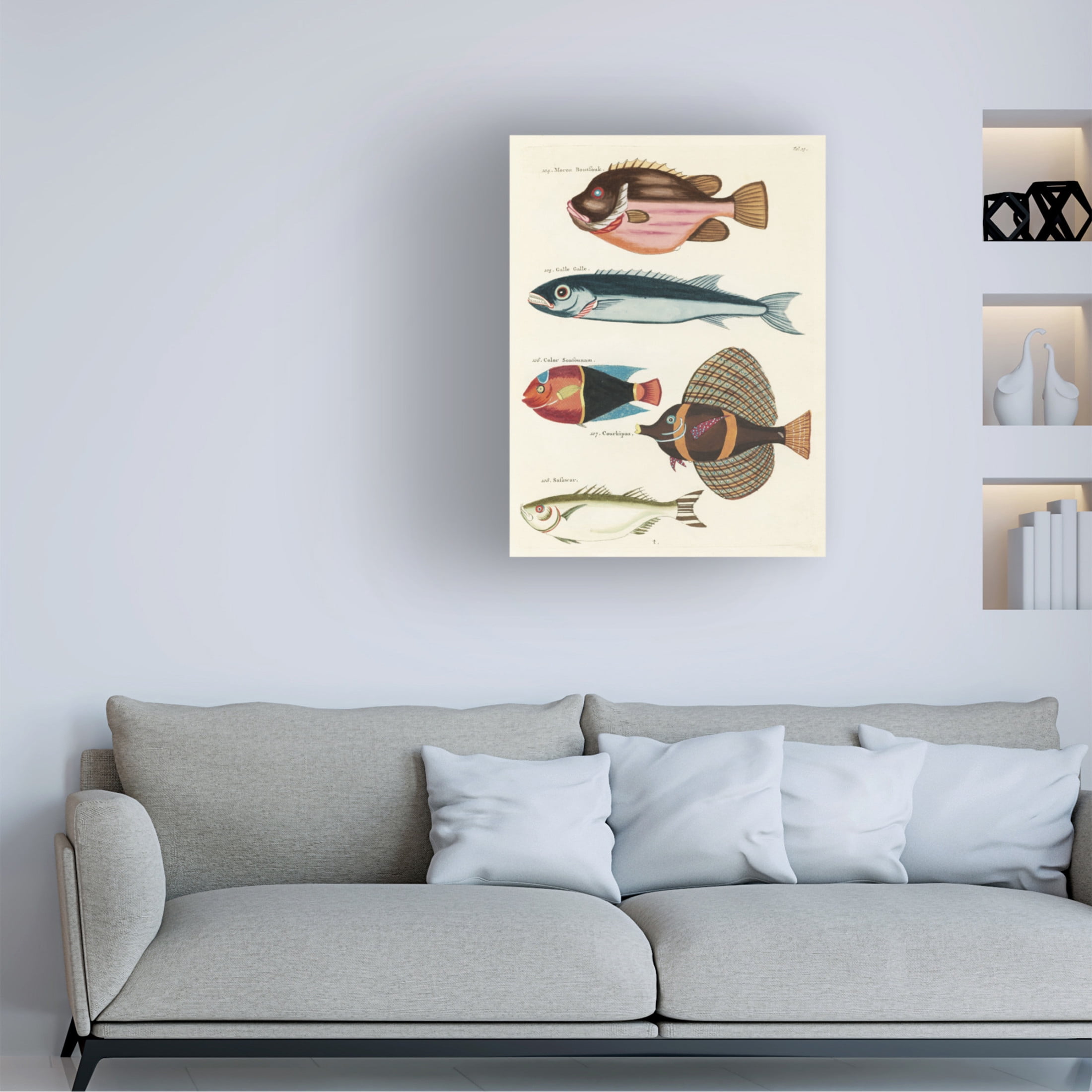 Trademark Fine Art Louis Renard Renard Tropical Fish IV Canvas Wall Art