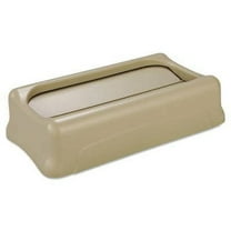Rubbermaid 23 Gallon Swing-Top Trash Can, Beige