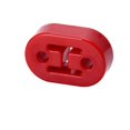 thumbnail image 4 of 4Pcs Universal 73*47*21cm 2 Holes Rubber Mount Bracket Hangers For Auto Muffler Exhaust Tail Pipe Car Accessories, 4 of 4