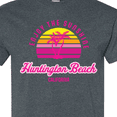 thumbnail image 4 of Inktastic Summer Enjoy the Sunshine Huntington Beach California Pink T-Shirt, 4 of 5