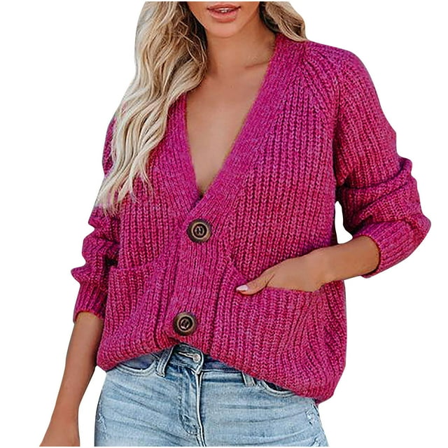 Cardigan à Manches Longues pour Femmes Décontracté Patchwork Léopard Chandail Tricoté à Manches Longues Col en V Manteau Long pour Femmes Chandail Tricoté pour Femmes Long Cardigan pour Femmes