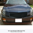 thumbnail image 3 of APS Compatible with Cadillac CTS 2003-2007 Lower Bumper Stainless Steel Black Mesh Front Grill Grille Insert A75378H, 3 of 3