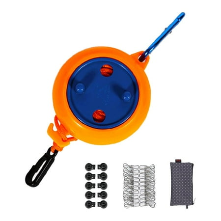 

Portable Travel Clothesline Cord Non-slip Windproof Laundry Drying Rope Camping Clothes Line for Hotel Trip