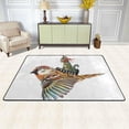 thumbnail image 7 of SKYSONIC Funny Journey Cat Bird Area Rug 72x48in Cute Non-Slip Floor Carpet for Indoor Living Dining Room and Bedroom Area, 7 of 7