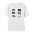 thumbnail image 7 of Game Consoles Men's T Shirts Colorful T-Shirt for Men Crew Neck Tees Cotton Tops, White, 3XL, 7 of 7