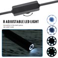 thumbnail image 2 of TFixol 8mm Wireless Endoscope Camera IP68 Waterproof WiFi Inspection 2.0MP HD 8 LED Semi-Rigid Cable Borescope for iPhones iPads Android Devices and PC Black 3.5M, 2 of 7