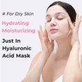 thumbnail image 3 of Mascarilla facial hidratante intensiva +WIS+ con suero de ácido hialurónico, 24 unidades, 3 of 8
