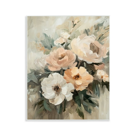 Stupell Industries Brushed Spring Bouquet Plants & Flowers Painting Unframed Art Print Wall Art, 11 x 14