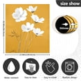 thumbnail image 5 of Yayeee Magnetic Dishwasher Cover for The Front Decoration Home Kitchen Machine Sticker Protector, White Flowers, 5 of 6