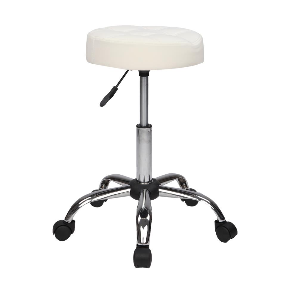 OverPatio Round Salon Stool, Adjustable Swivel Rotation Bar Stool, Kitchen Stools