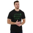 thumbnail image 4 of St Patricks Day Little Lucky Charm Men's Graphic T Shirt Tees Brisco Brands S, 4 of 5