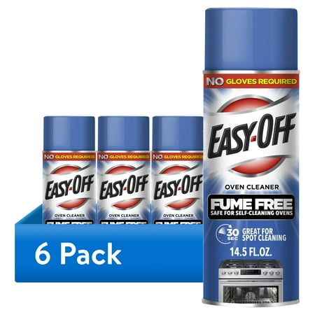 (6 pack) Easy-Off Fume Free Oven Cleaner and Degreaser Foam Spray, 14.5oz
