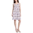 thumbnail image 2 of FORMRS Summer Dress for Women Loose U Neck Sleeveless Midi Beach Sundresses with Pockets, Purple Halloween Gooses, 2 of 8