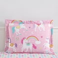 thumbnail image 2 of Your Zone Rainbow Unicorn Bed-in-a-Bag Coordinated Bedding Set, Pink, Twin Size, 2 of 5