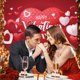 thumbnail image 5 of Banner YQUQWN Feliz Día de San Valentín, 183 x 112 cm, poliéster, 5 of 8