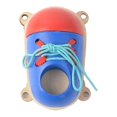 thumbnail image 3 of Busy Board Accessories, Portable Sensory Toy, Basic Life Skills, Multifunctional wooden shoes, 3 of 9