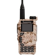 UV-K5 Quansheng Camouflage Dual Band Radio 5 Watt Output Portable Two-Way Radio with NOAA Weather Alert Desert Camouflage Look