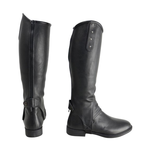 HyLAND Adults Faux Leather Diamante Gaiters
