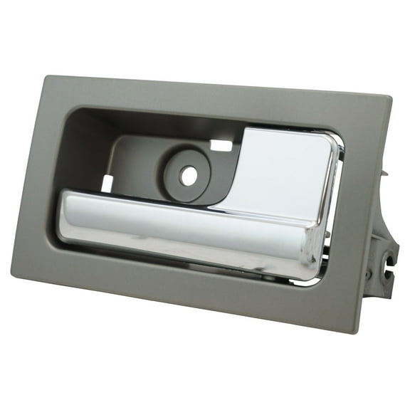 TRQ Inside Interior Door Handle RH Right Passenger Side Platinum Chrome for F150 DHA49801 Fits select: 2009-2014 FORD F150